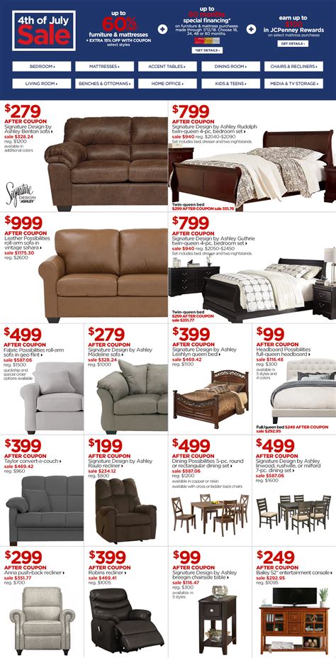 jc penney furniture store near me